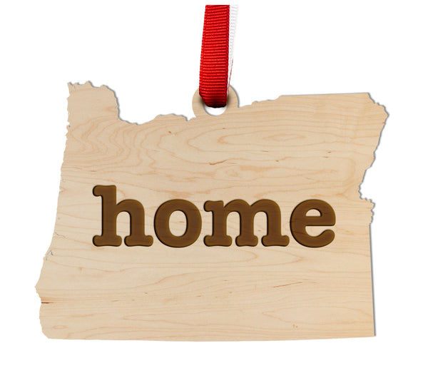 State Map Ornament Oregon