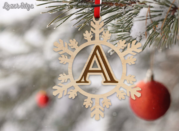 Letter Monogram Ornament A