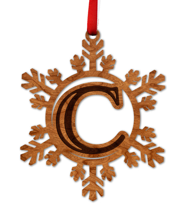 Letter Monogram Ornament C