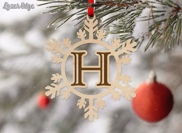 Letter Monogram Ornament H