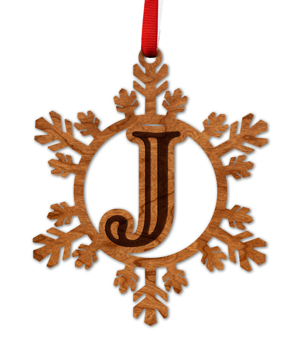 Letter Monogram Ornament J