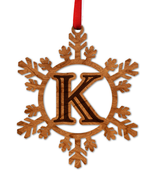 Letter Monogram Ornament K