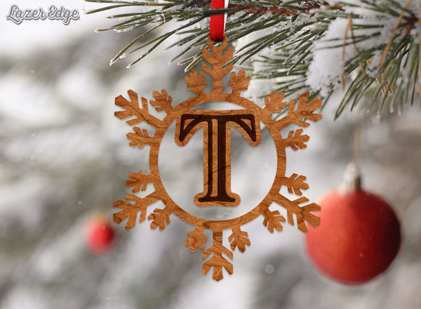 Letter Monogram Ornament T