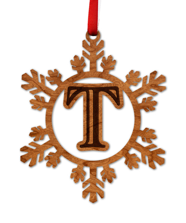 Letter Monogram Ornament T