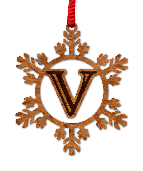 Letter Monogram Ornament V