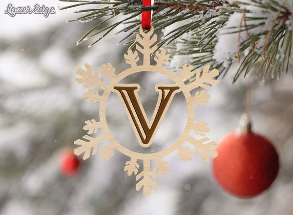 Letter Monogram Ornament V