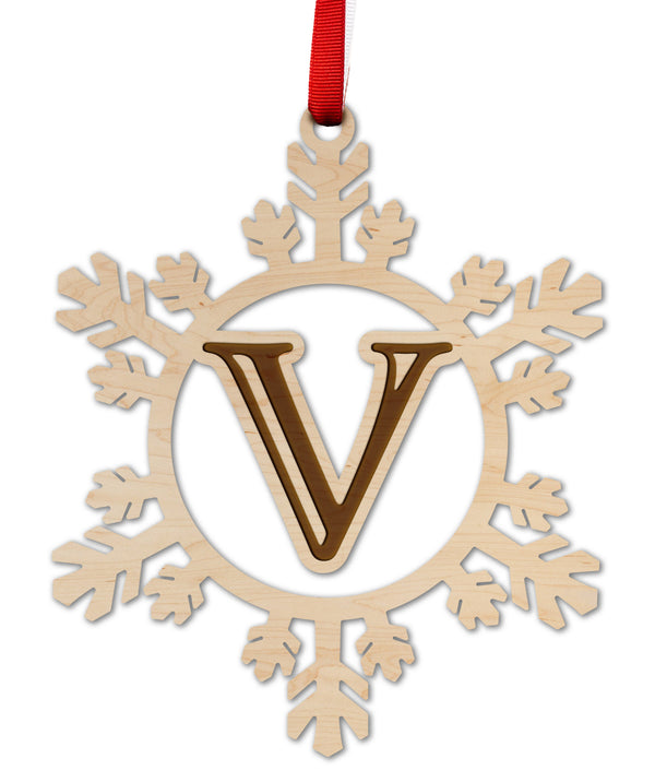 Letter Monogram Ornament V