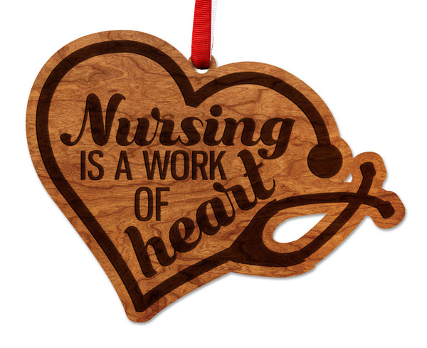 Nurse Ornament Work of Heart