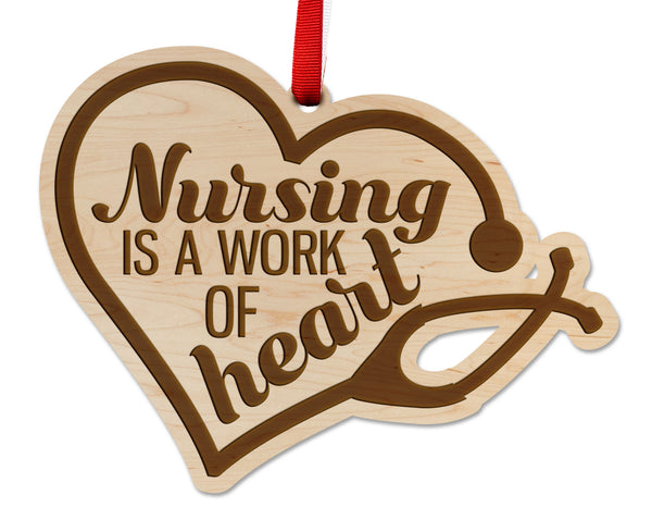 Nurse Ornament Work of Heart