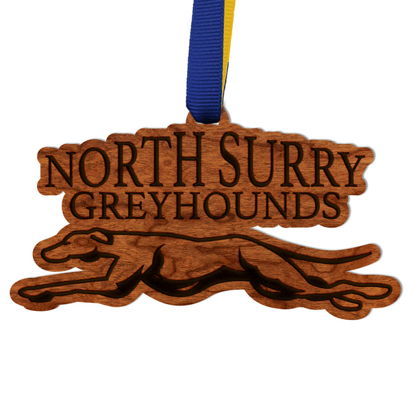 North Surry High School Ornament North Surry High School Greyhound