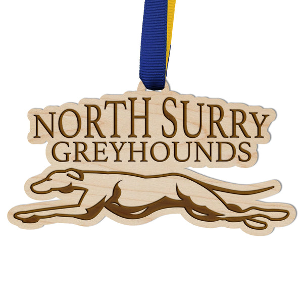 North Surry High School Ornament North Surry High School Greyhound