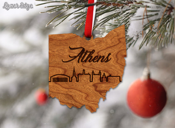 Skyline Ornament Athens OH