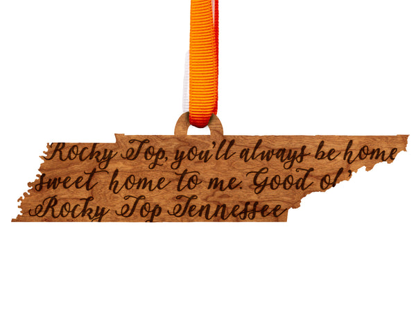 State Map Ornament Rocky Top TN