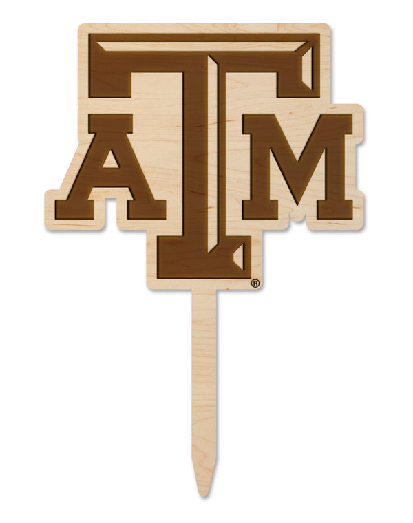 Texas A&M Cake Topper AM Block TAM Cake Topper