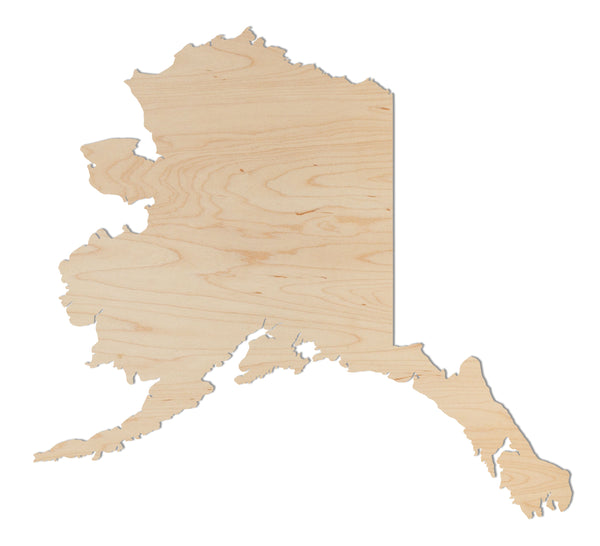 State Map Wall Hanging Alaska