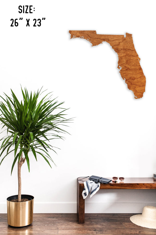 State Map Wall Hanging Florida