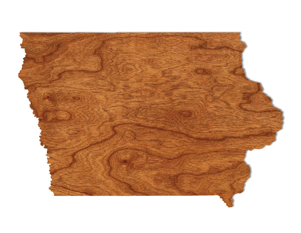 State Map Wall Hanging Iowa