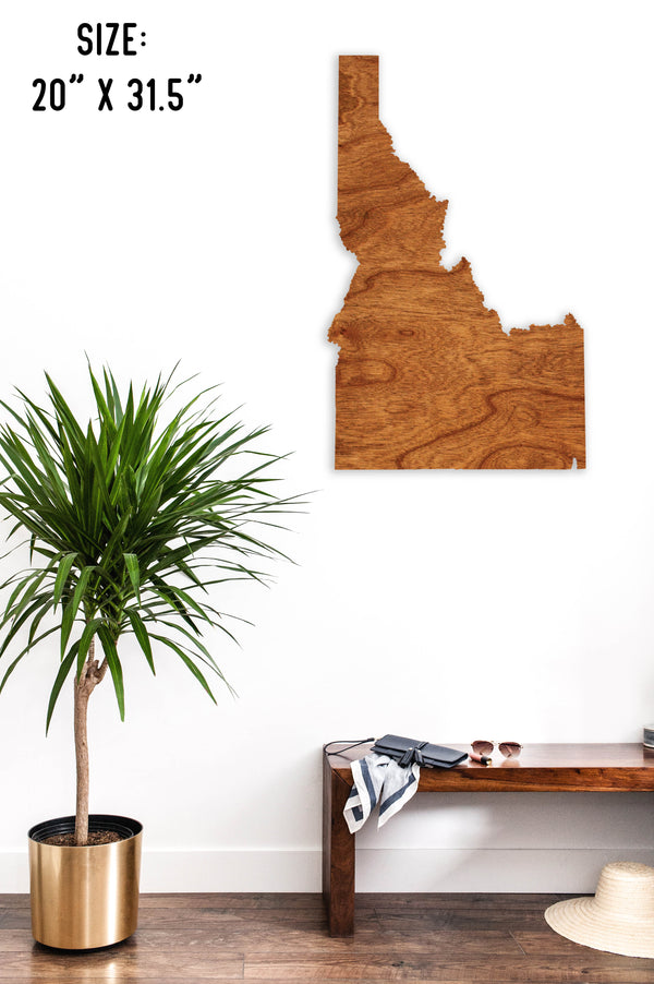 State Map Wall Hanging Idaho