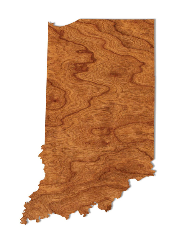 State Map Wall Hanging Indiana