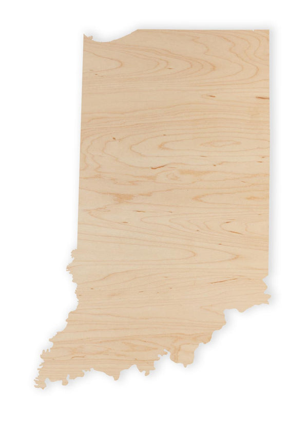 State Map Wall Hanging Indiana