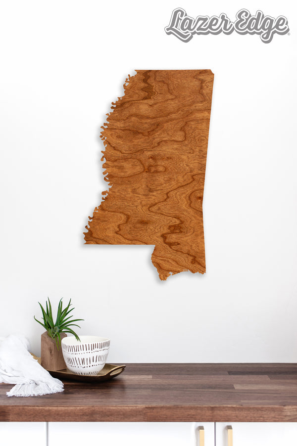 State Map Wall Hanging Mississippi