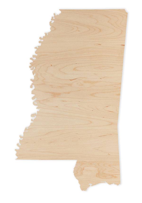 State Map Wall Hanging Mississippi