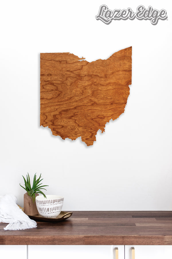 State Map Wall Hanging Ohio