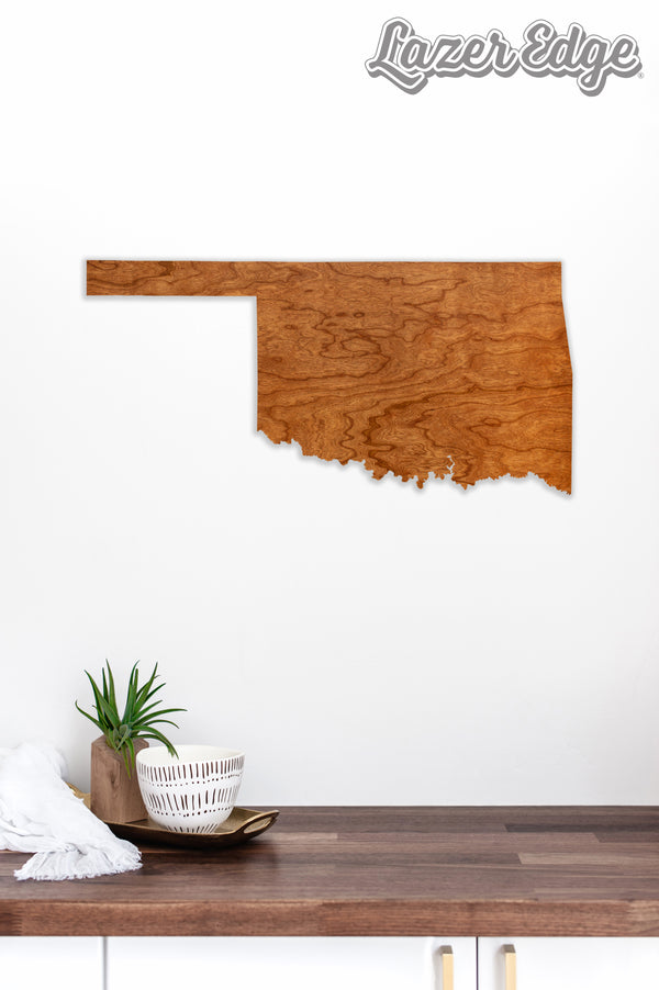 State Map Wall Hanging Oklahoma