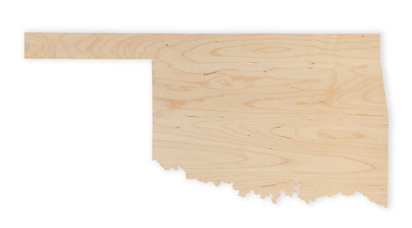 State Map Wall Hanging Oklahoma