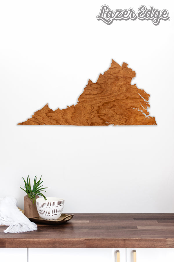 State Map Wall Hanging Virginia