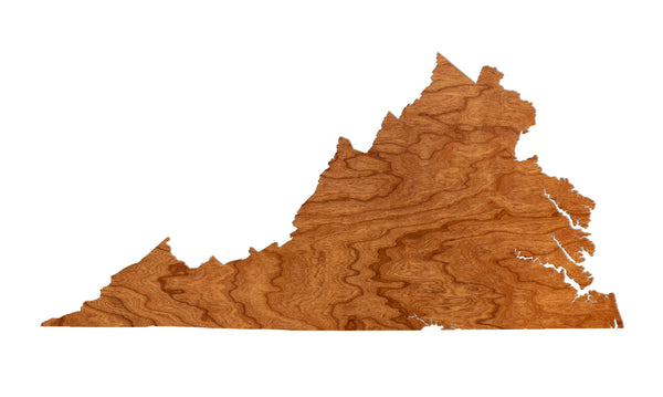 State Map Wall Hanging Virginia