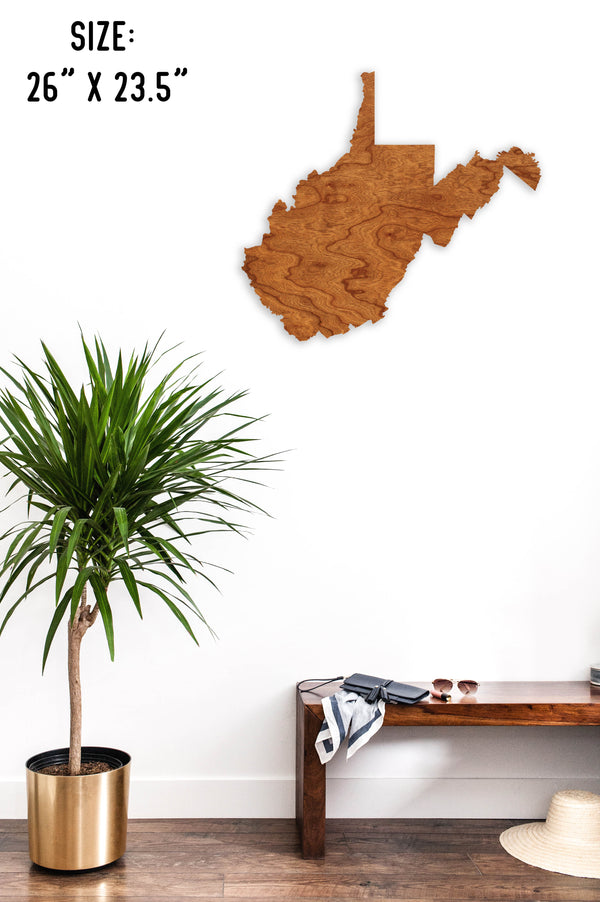 State Map Wall Hanging West Virginia