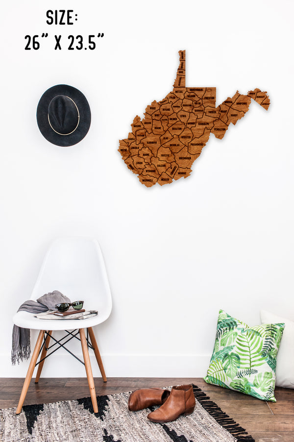 County Wall Hanging West Virginia