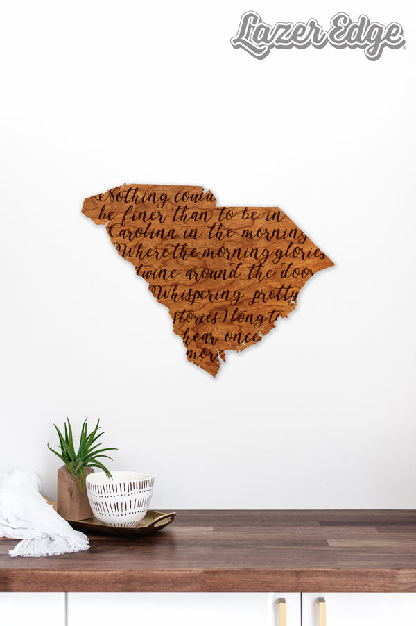 State Map Wall Hanging Could Be Finer SC