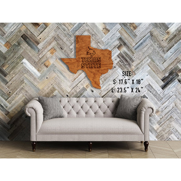 Texas State University Wall Hanging Logo on State