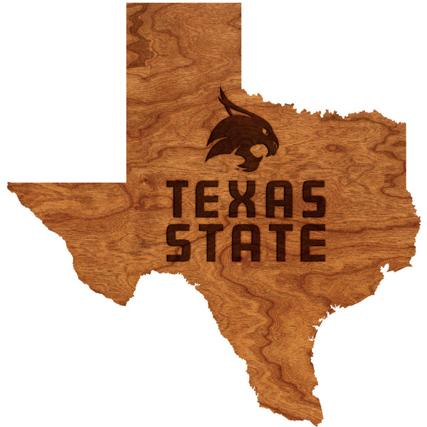 Texas State University Wall Hanging Logo on State